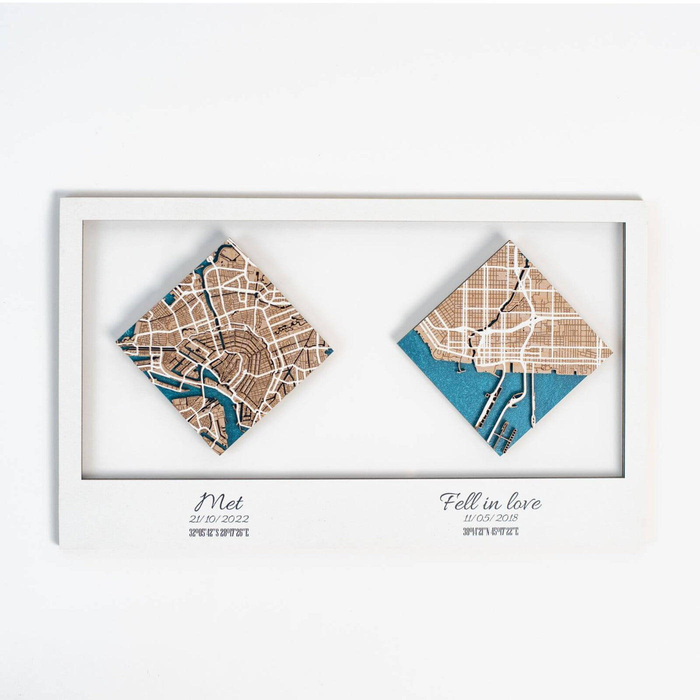 Acrylic City Plan 2 Rhombuses