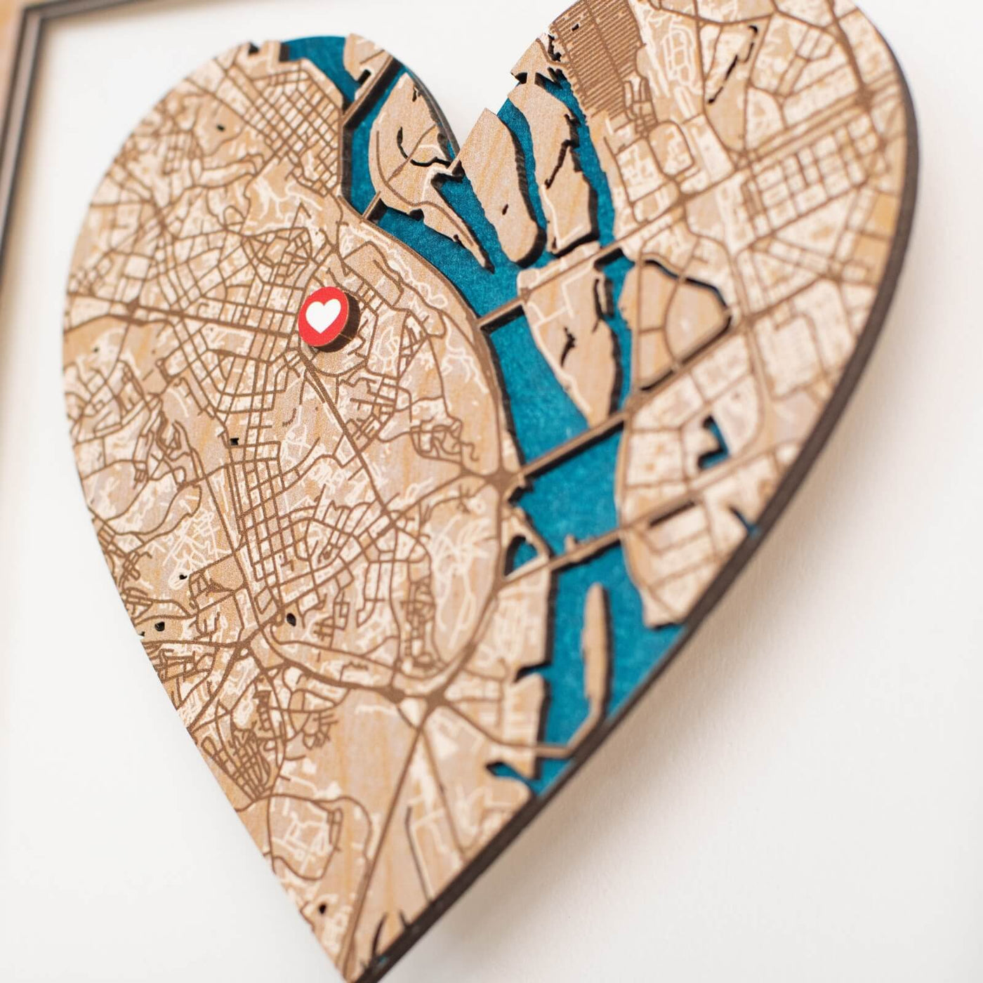 Acrylic City Plan 3 Hearts