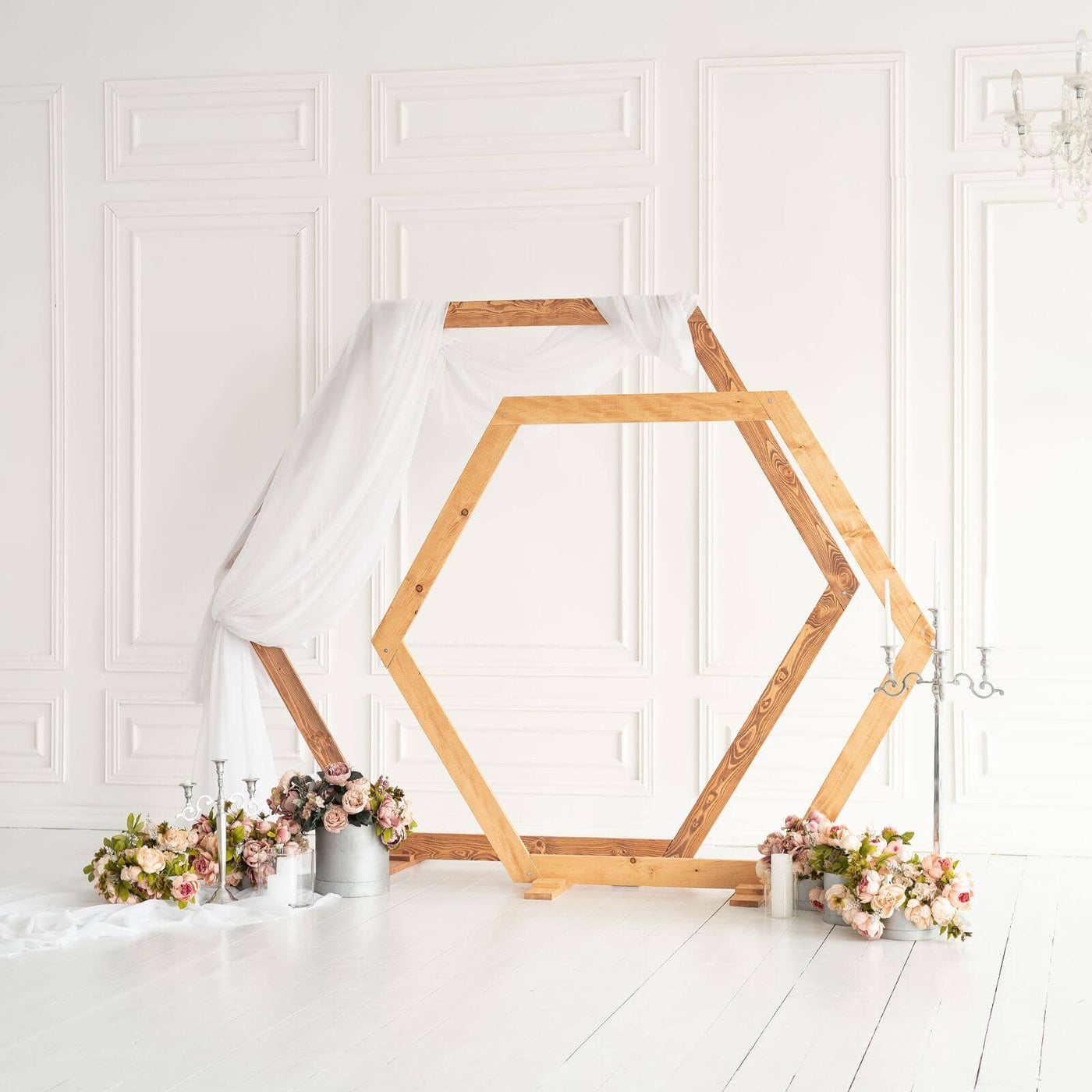 Wedding Arch Hexagon