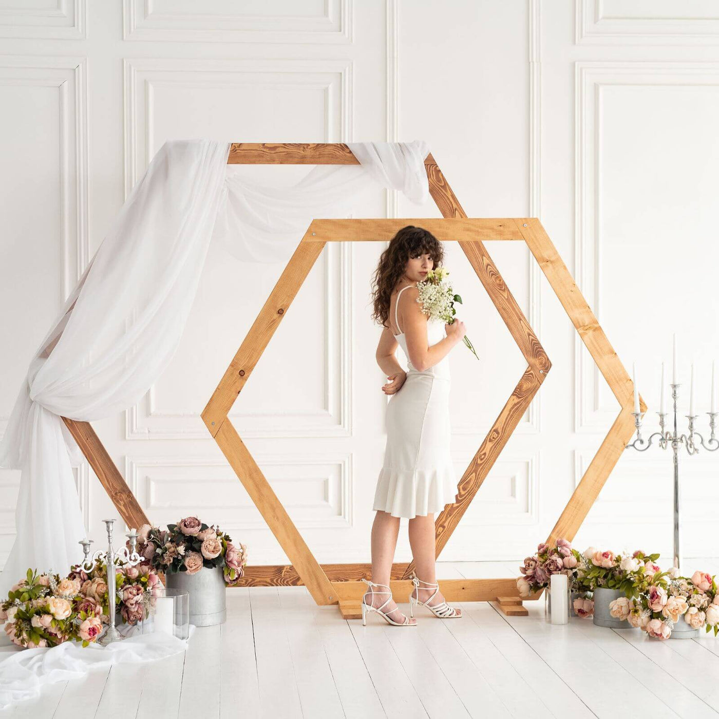 Wedding Arch Hexagon