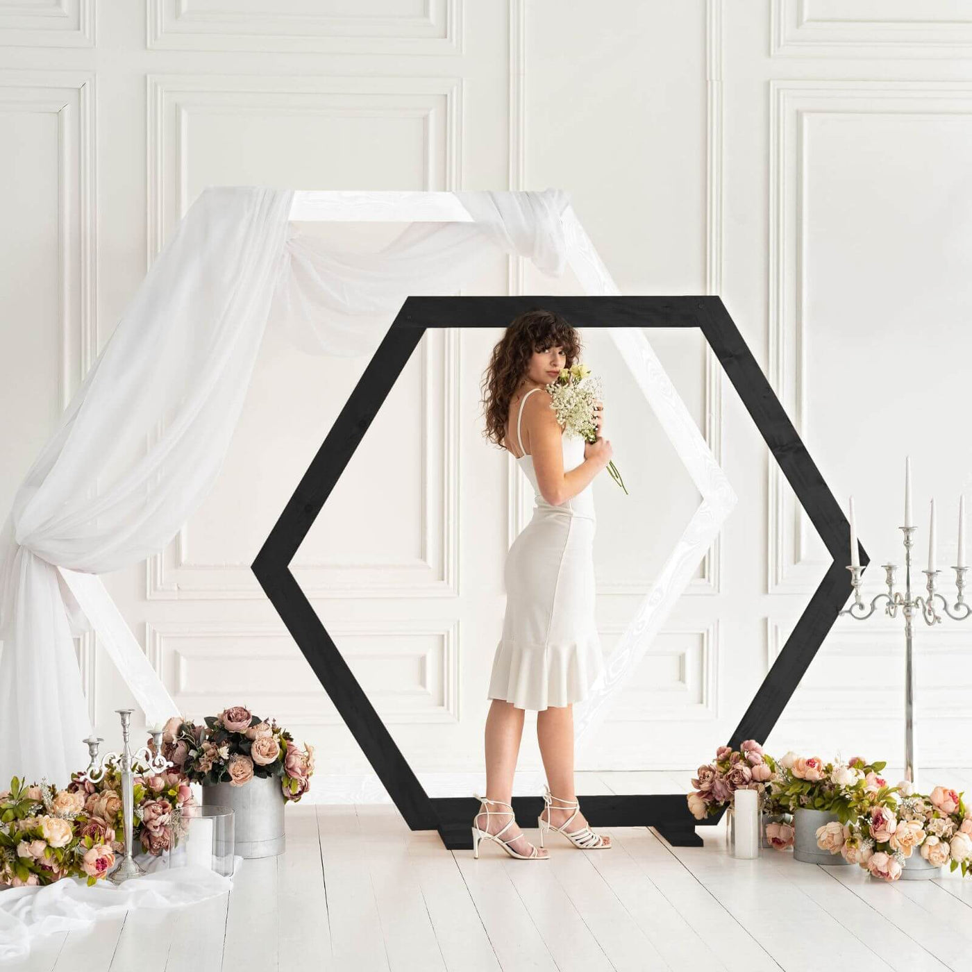 Wedding Arch Hexagon