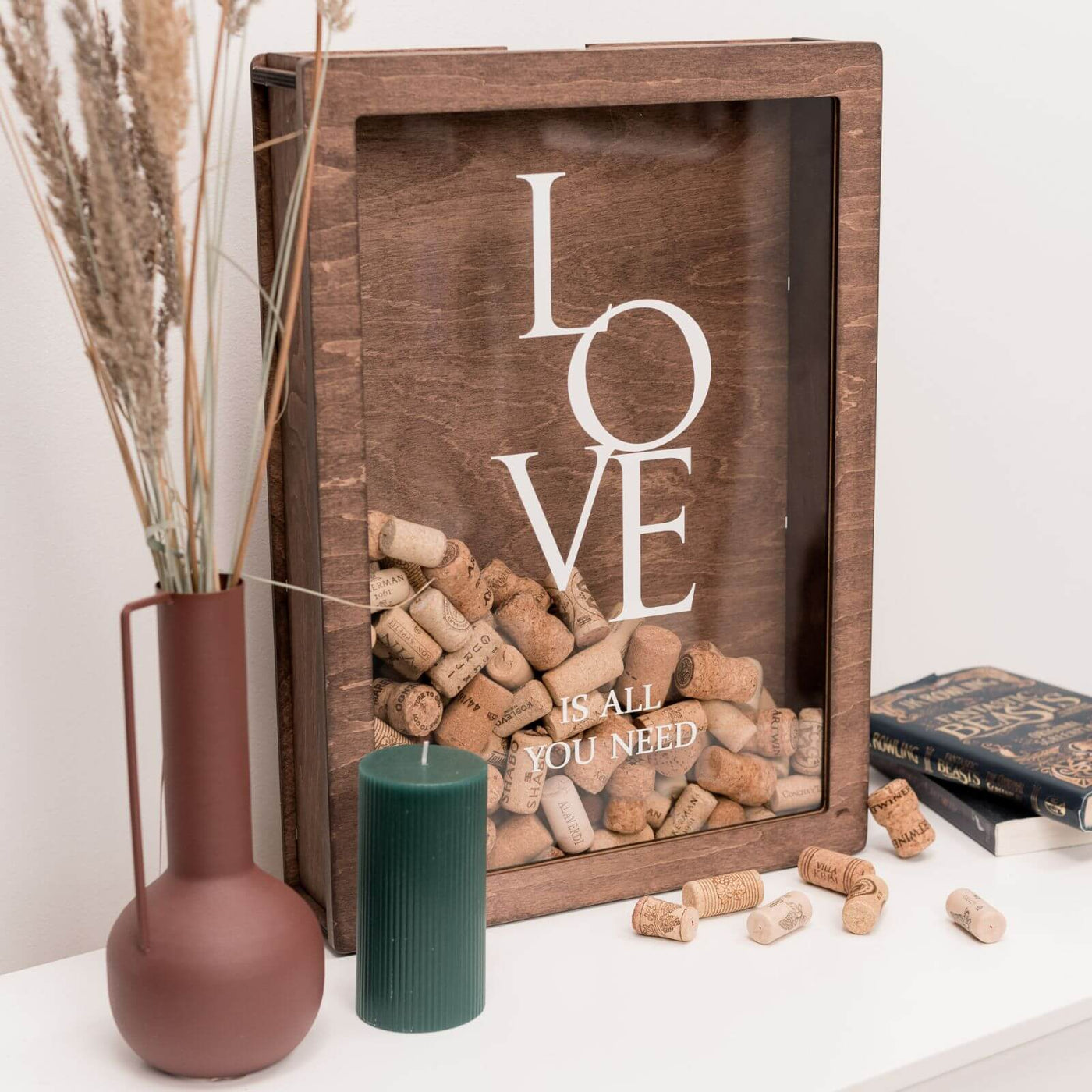 Cork Box Wine Cork Box – JoyWedding
