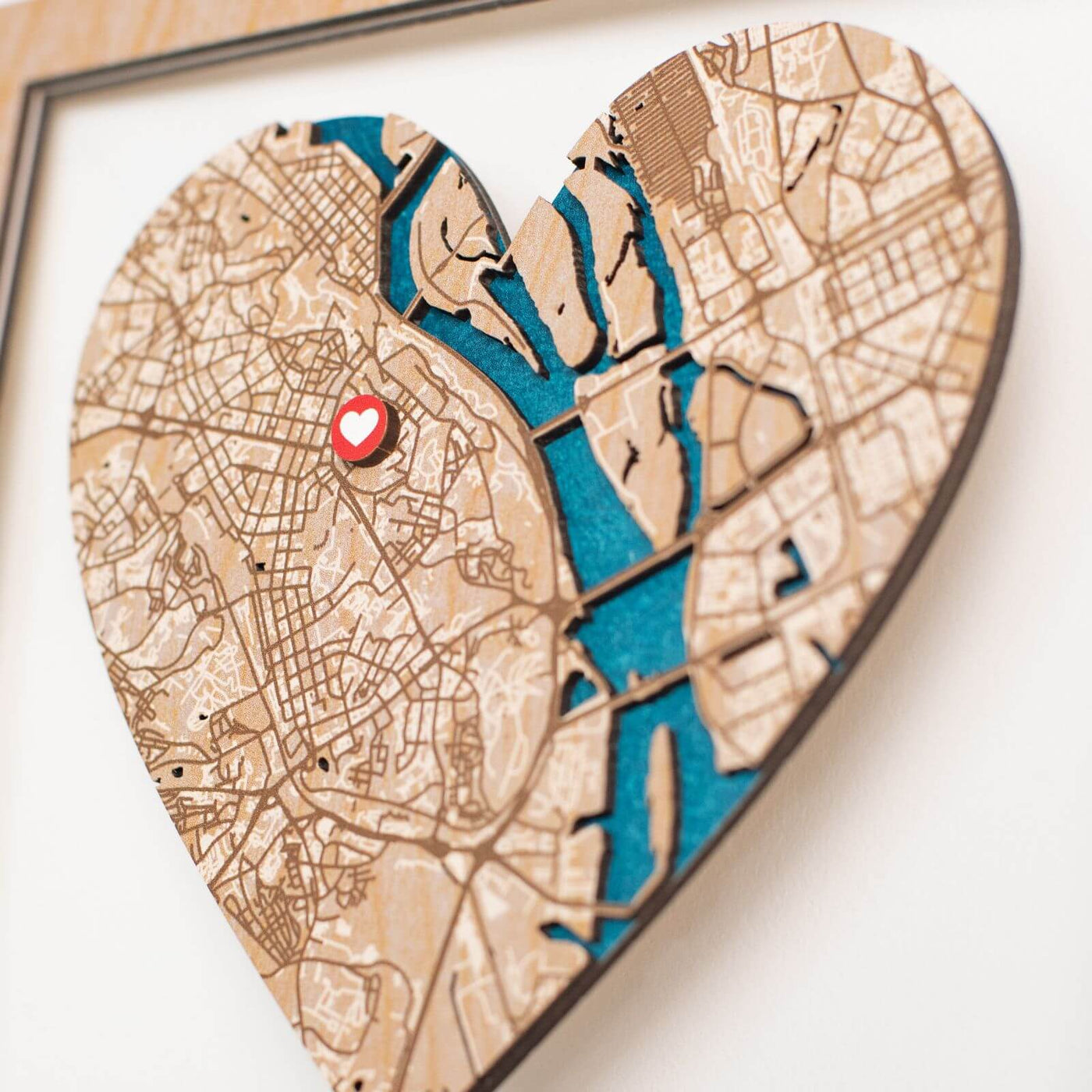 Acrylic City Plan 2 Hearts