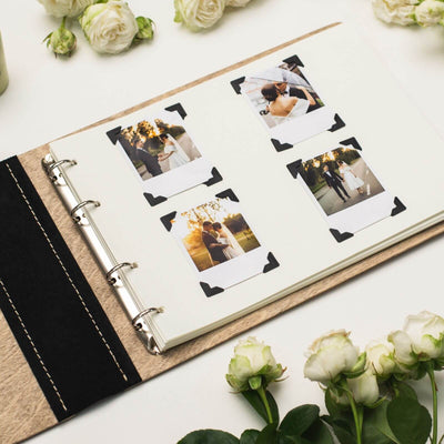 leather wedding album 